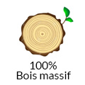 100% bois massif