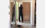 Porte interieur en chene sur mesure